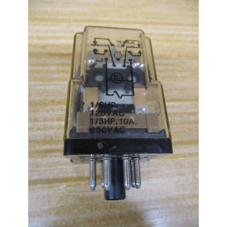 Potter & Brumfield KRPA11DN-12VDC Relay KRPA11DN-12 16HP 120V - New No Box