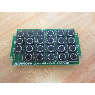 Mitutoyo MP-40401 Keyboard MP40401 - Used
