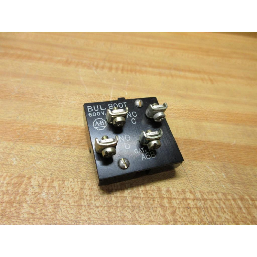 Allen Bradley 800T-A6B Contact Block 800TA6B - New No Box