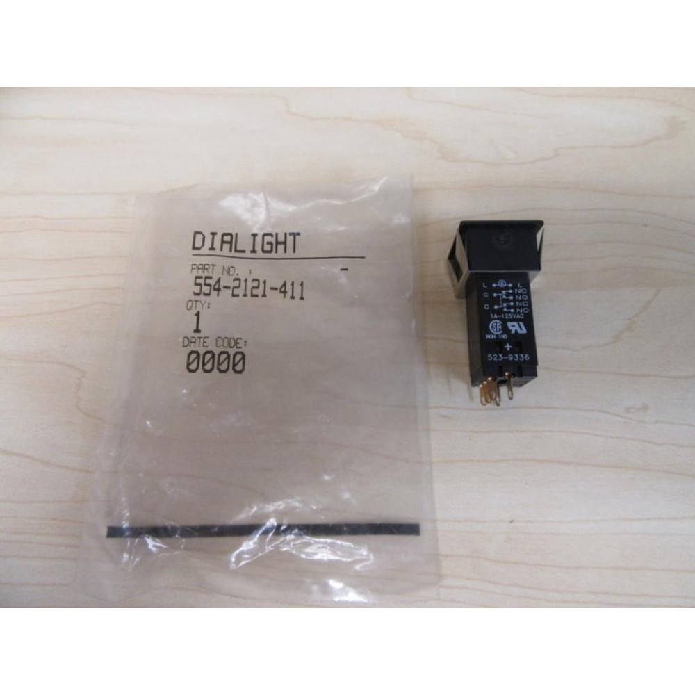 Dialight 554-2121-411 Panel Switch - New No Box
