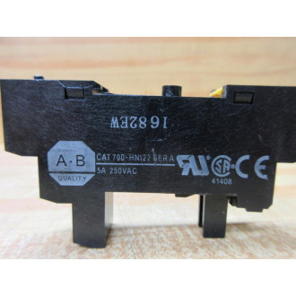 Allen Bradley 700-HN122 Relay Socket 700HN122 (Pack of 2) - Used