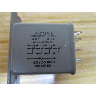 Potter & Brumfield KH-4566-1-120V Relay KH-4566-1 - Used