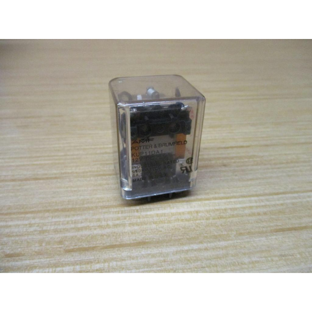 Potter & Brumfield KUP11DA1-12VDC Relay KUP11DA1 - Used