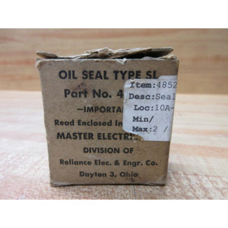 Reliance Electric 48520 Master Electric Oil Seal