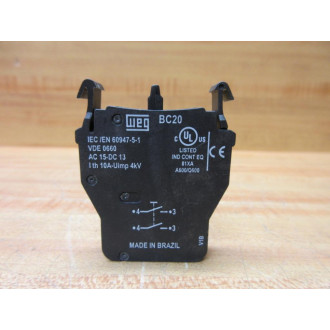 WEG BC20 Contact Block BC20-CSW - New No Box
