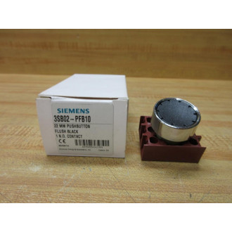 Siemens 3SB02-PFB10 Push Button 3SB02PFB10 WOut Contact Block