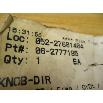 Clark 06-2777195 Directional Knob 2777195 - New No Box