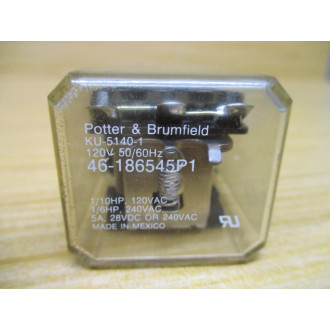 Potter & Brumfield KU-5140-1-120V Relay KU-5140-1 - New No Box