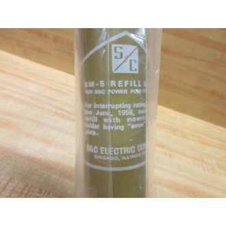 S&C Electric 132100-R4 Fuse Refill Unit SM-5