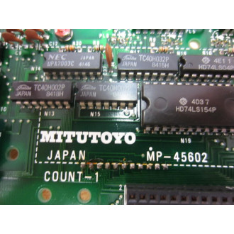 Mitutoyo MP-45602 Circuit Board WDisplay MP45602 Count-1 - Used