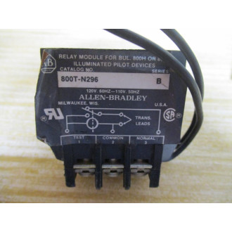 Allen Bradley 800T-N296 Relay Module (Pack of 4) - Used