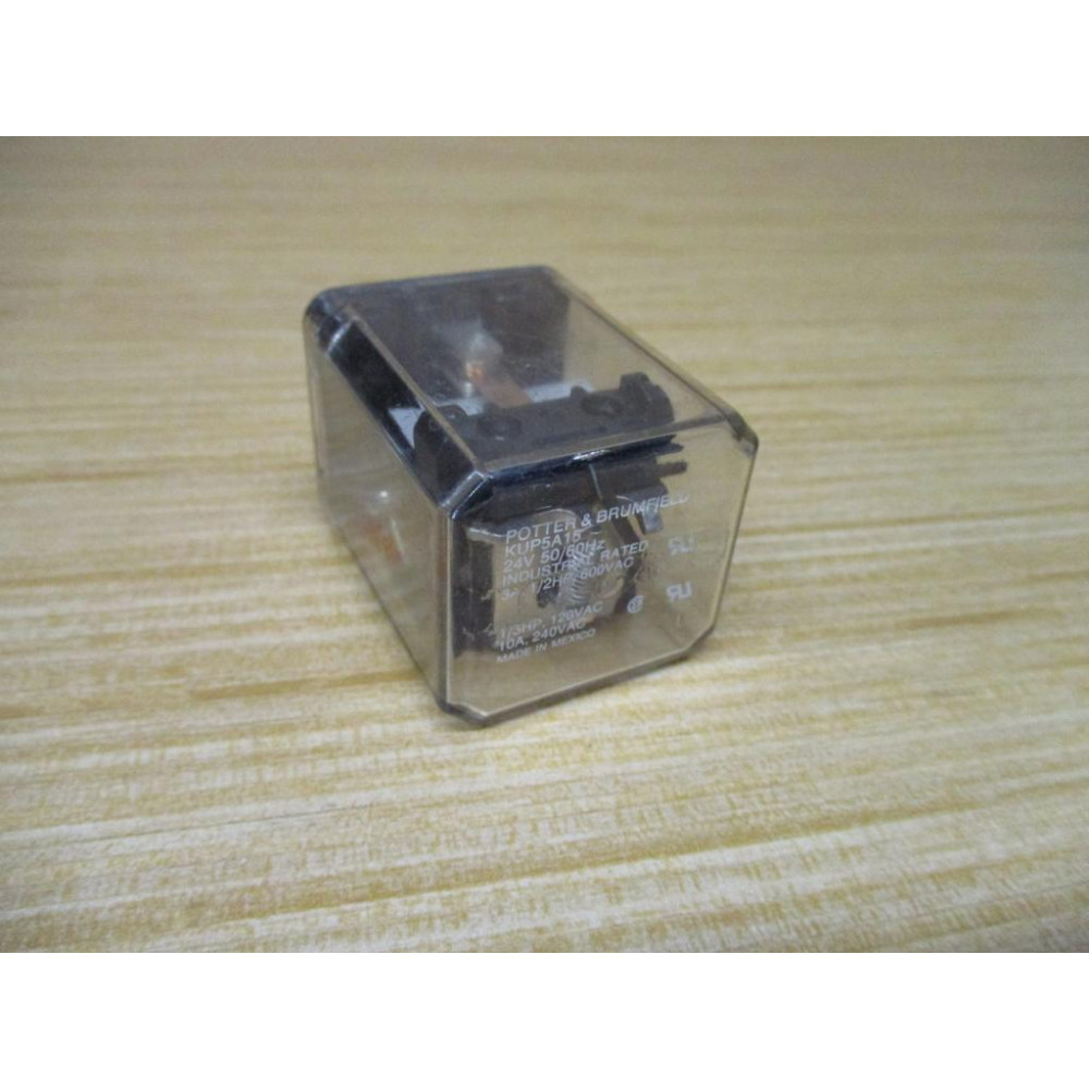 Potter & Brumfield KUP5A15-24V Relay KUP5A15 - Used