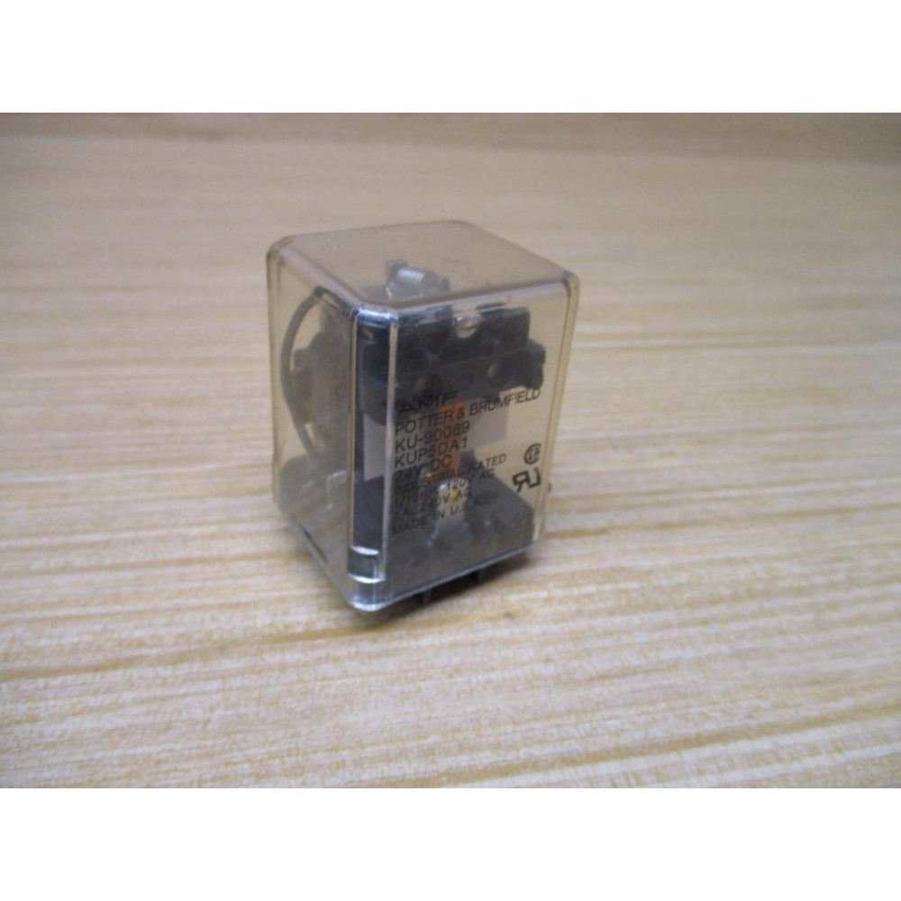 Potter & Brumfield KU-90089-24VDC Relay KUP5DA1-24VDC - Used