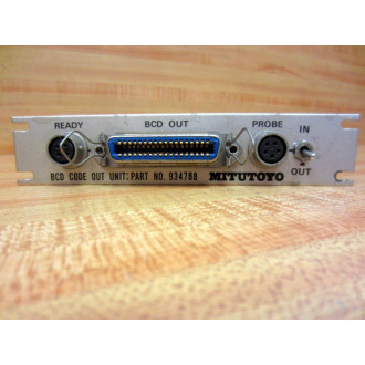 Mitutoyo MP-34404 BCD Code Out Unit 934788 - Used