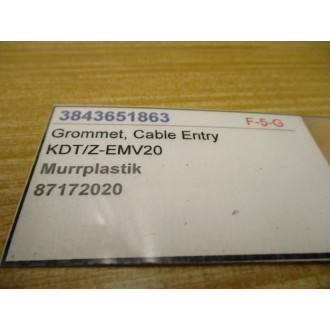 MurrPlastik KDTZ-EMV20 Cable Entry Grommet 87172020 (Pack of 11) - New No Box