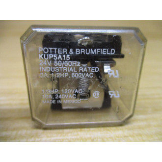 Potter & Brumfield KUP5A15-24V Relay KUP5A15 - New No Box