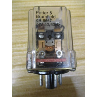Potter & Brumfield KR-6667-24V Relay KR-6667 - Used
