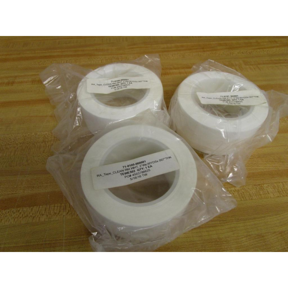 Ultra Tape 1153WH200-P3D Clean Room Construction Tape 1153WH200P3D (Pack of 3)