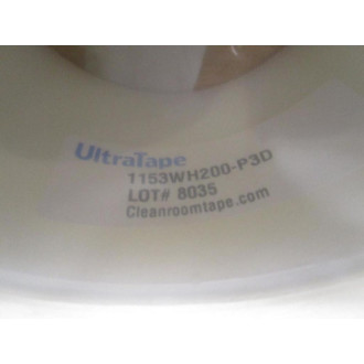 Ultra Tape 1153WH200-P3D Clean Room Construction Tape 1153WH200P3D (Pack of 3)