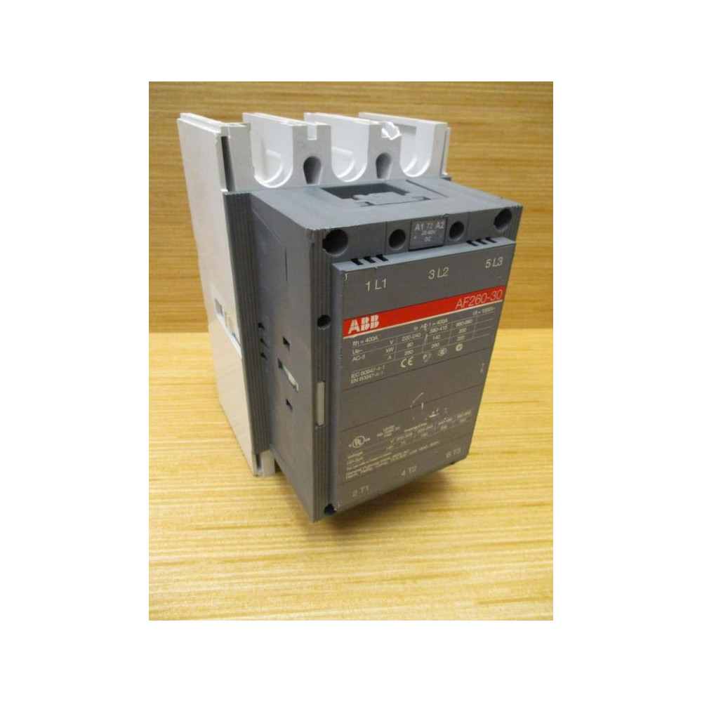 ABB AF260-30 Non-Reversing Contactor AF26030 Chipped - Used