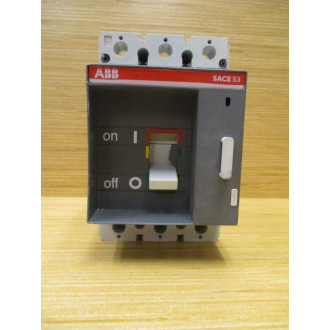 ABB SACES3 S3N 125A 125A Circuit Breaker SACES3S3N125A W Faceplate Chipped - Used