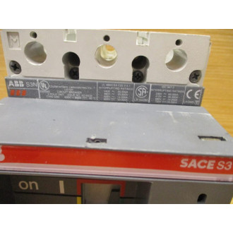 ABB SACES3 S3N 125A 125A Circuit Breaker SACES3S3N125A W Faceplate Chipped - Used
