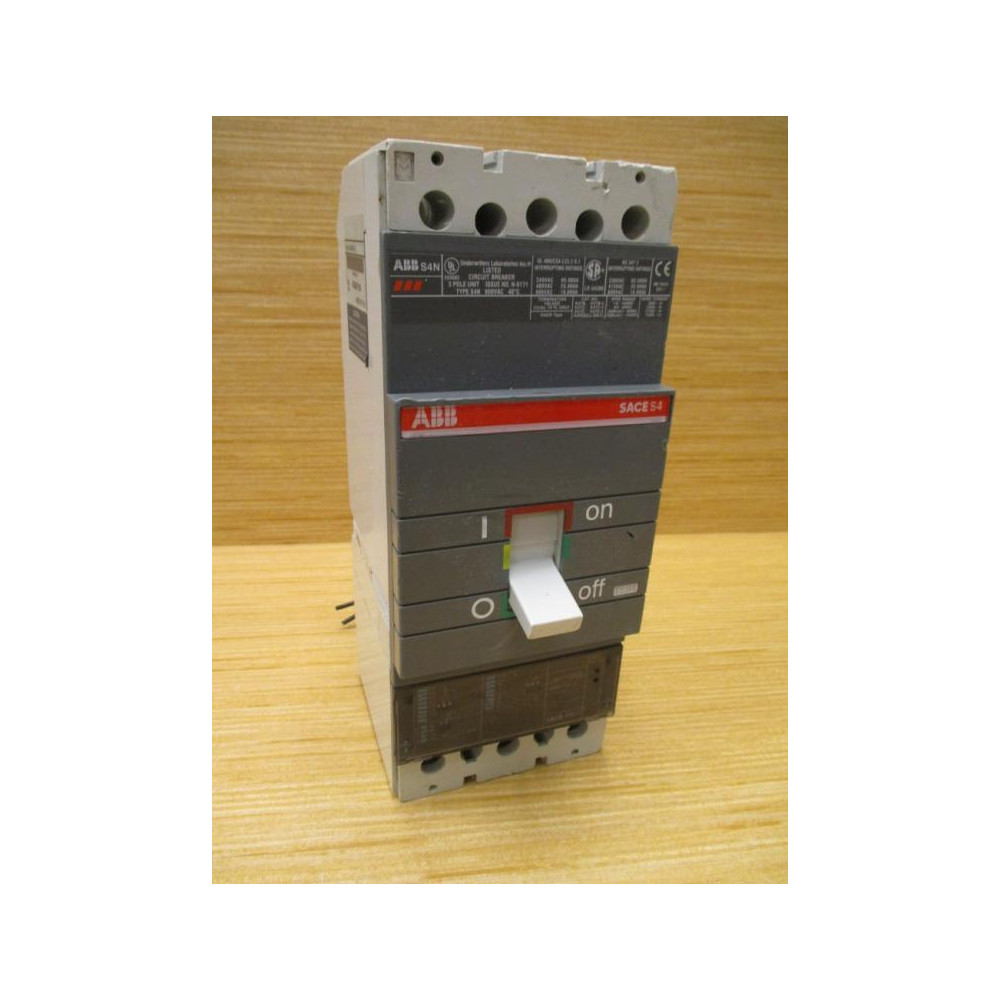 ABB S4N SACE PR211 Circuit Breaker S4NSACEPR211 250 AMP, WO Handle - Used
