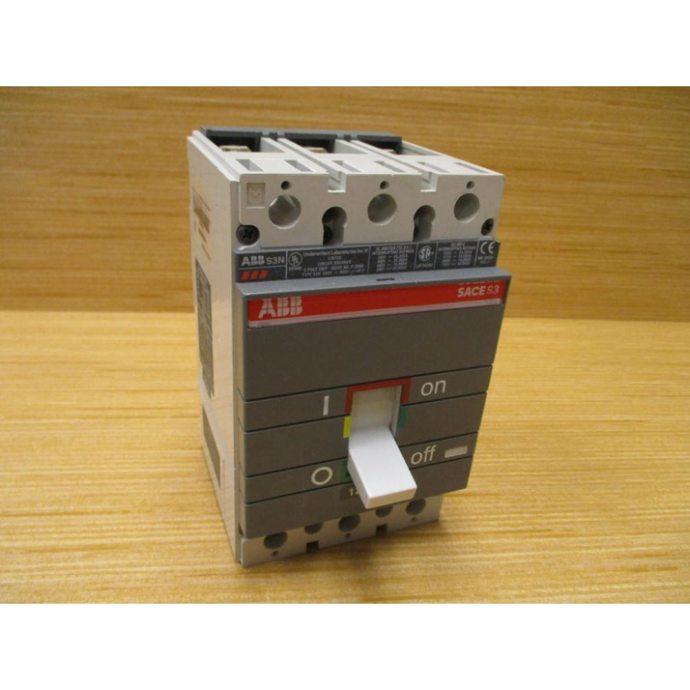ABB SACES3 S3N 125A 125A Circuit Breaker SACES3S3N125A - Used