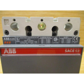 ABB SACES3 S3N 125A 125A Circuit Breaker SACES3S3N125A - Used