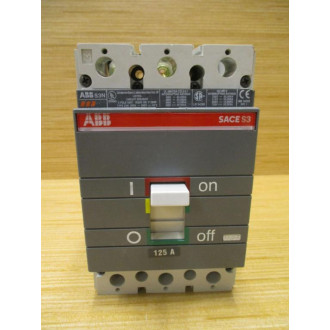 ABB SACES3 S3N 125A 125A Circuit Breaker SACES3S3N125A - Used