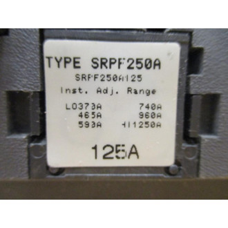 General Electric SFLA36AT0250 GE 250A Circuit Breaker Cracked,WSRPF250A - Used