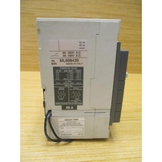 ABB SACE S3 S3N 80A 80A Circuit Breaker SACES3S3N80A Chipped - Used