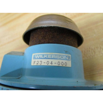 Wilkerson F23-04-000 Exhaust Muffler F2304000 WMetal Drain Cock - Used