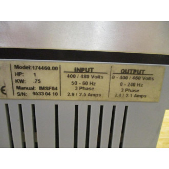 Leeson 174460.00 AC Motor Control 17446000 - Used