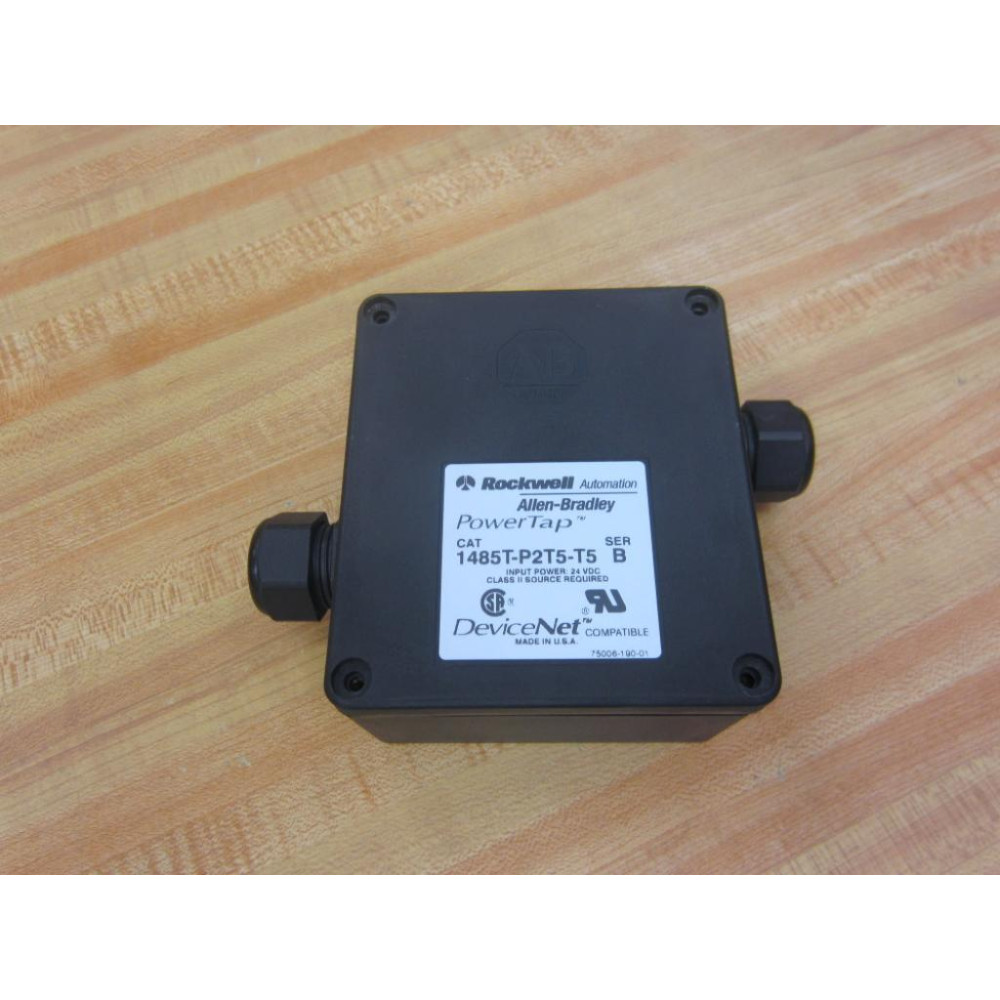 Allen Bradley 1485T-P2T5-T5 DeviceNet PowerTap 1485TP2T5T5 Ser B - Used