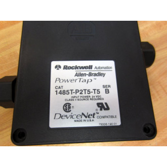 Allen Bradley 1485T-P2T5-T5 DeviceNet PowerTap 1485TP2T5T5 Ser B - Used