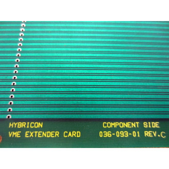 Hybricon 036-093-01 VME Extender Card 031-076-01 1 Broken Mounting Clip - Used