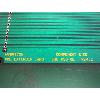 Hybricon 036-093-01 VME Extender Card 031-076-01 1 Broken Mounting Clip - Used