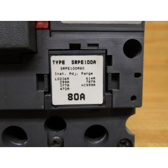 General Electric SEDA36AT0100 100A Circuit Breaker - Used