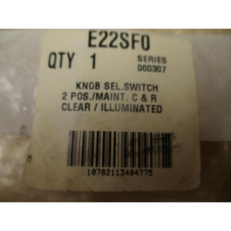 Cutler Hammer S86JN15 Selector Switch