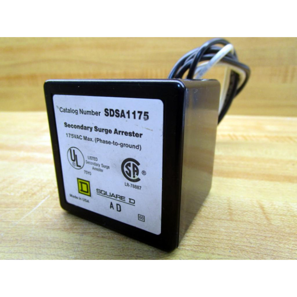 Square D SDSA1175 Secondary Surge Arrester 21087 - Used