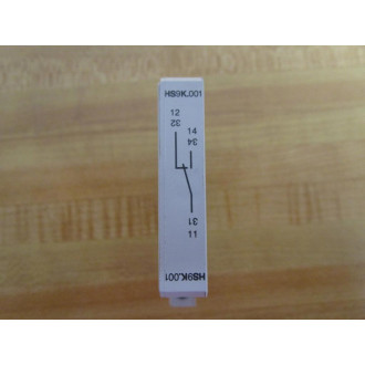 AEG HS9K.001 Auxiliary Contact HS9K001 - Used