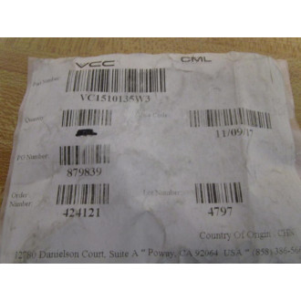 VCC VC1510135W3 LED Replacement Lamp (Pack of 98)
