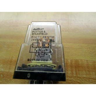 AMF Potter & Brumfield R10-T1-Z2-V700 24V DC Relay R10T1Z2V70024VDC - Used