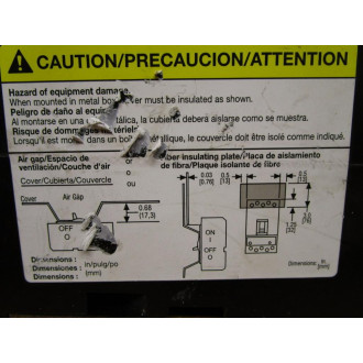 Square D FAL34070 70 A Circuit Breaker - Used