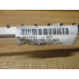 58379 Comb Type Hold Back Bar - New No Box