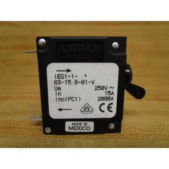 Airpax IEG1-1-63-15.0-01-V Circuit Breaker IEG116315001V