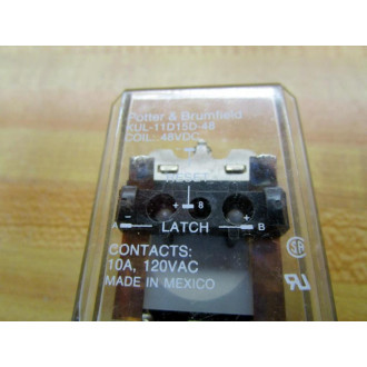 Potter & Brumfield KUL-11D15D-48V DC Relay KUL-11D15D-48VDC - Used