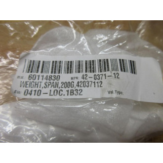 42-0371-12 Span Weight Cylinder 42037112