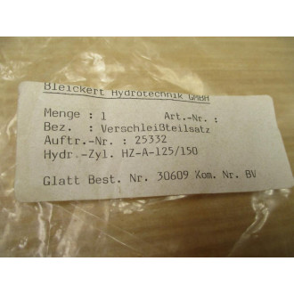 Bleickert 25332 Rebuild Kit 1970KR